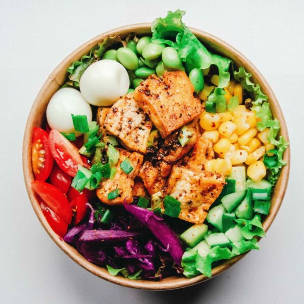 Greek Tofu Salad