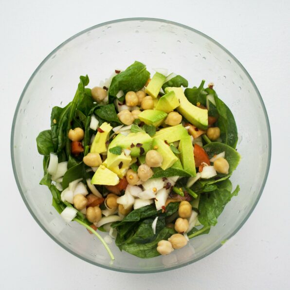 Chickpea Green Salad