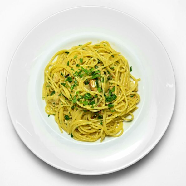 Shrimp Scampi Fettuccine